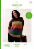 Knitting Pattern - Sirdar 10778 - Loveful DK - Ladies Sweater